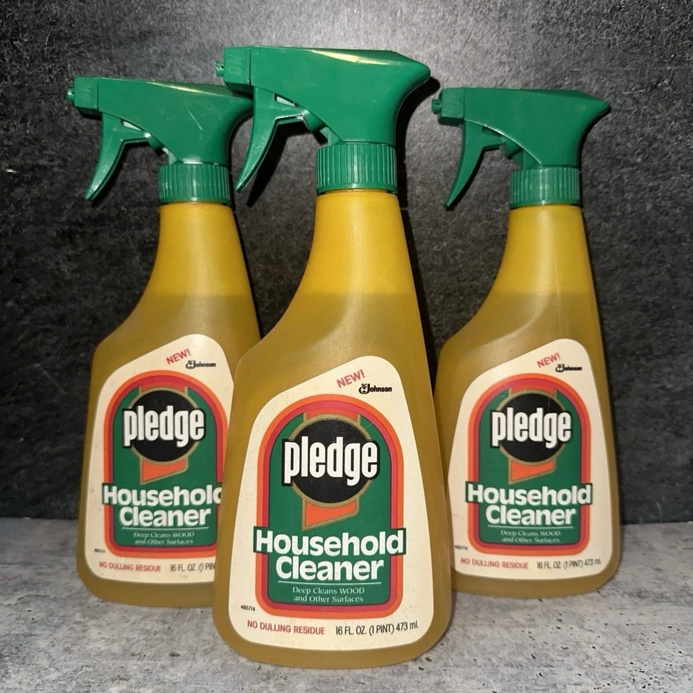 3 Lot Pledge Household Cleaner Spray Bottle